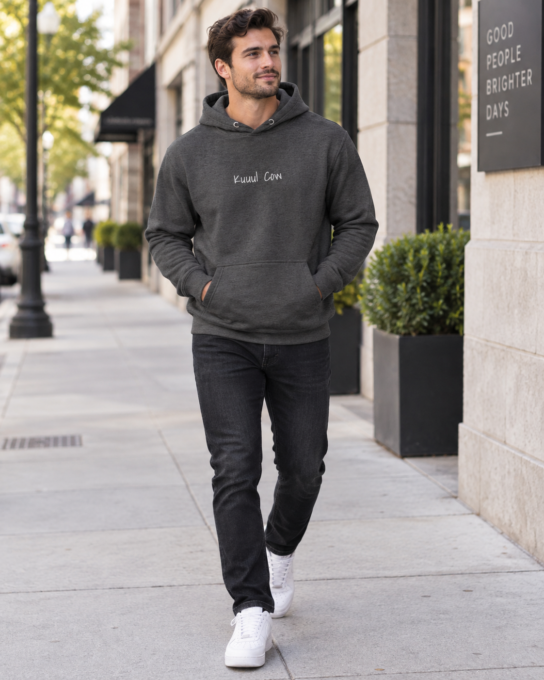 Embroidered Kuuul Cow Hoodie