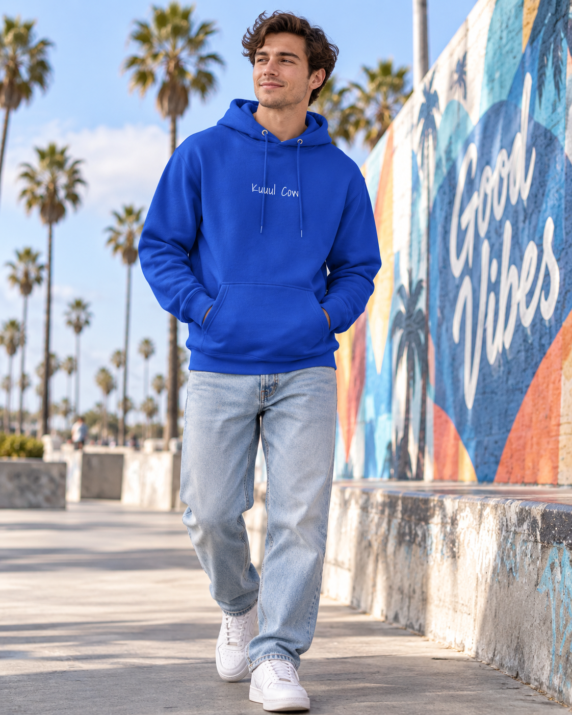 Embroidered Kuuul Cow Hoodie