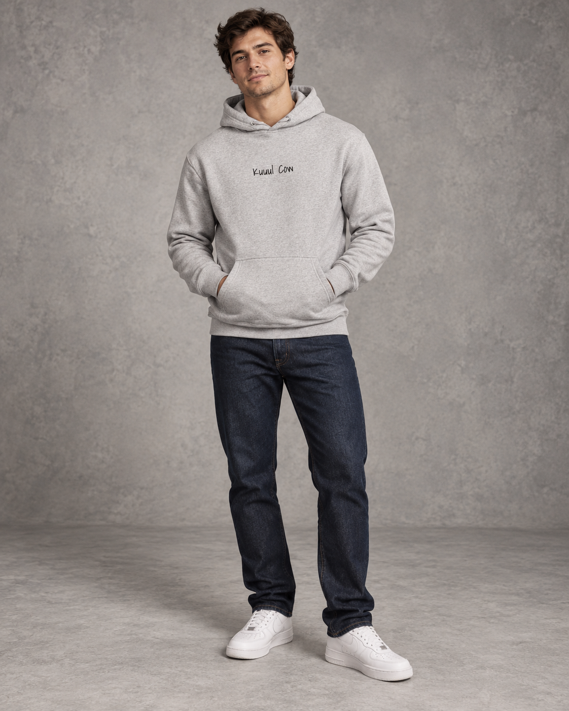 Embroidered Kuuul Cow Hoodie