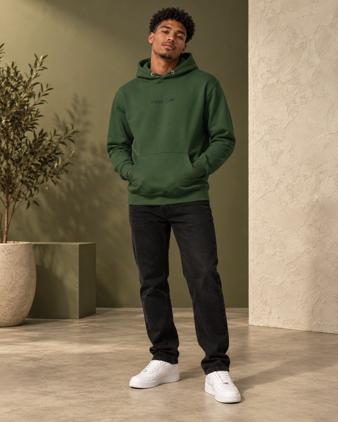 Embroidered Kuuul Cow Hoodie