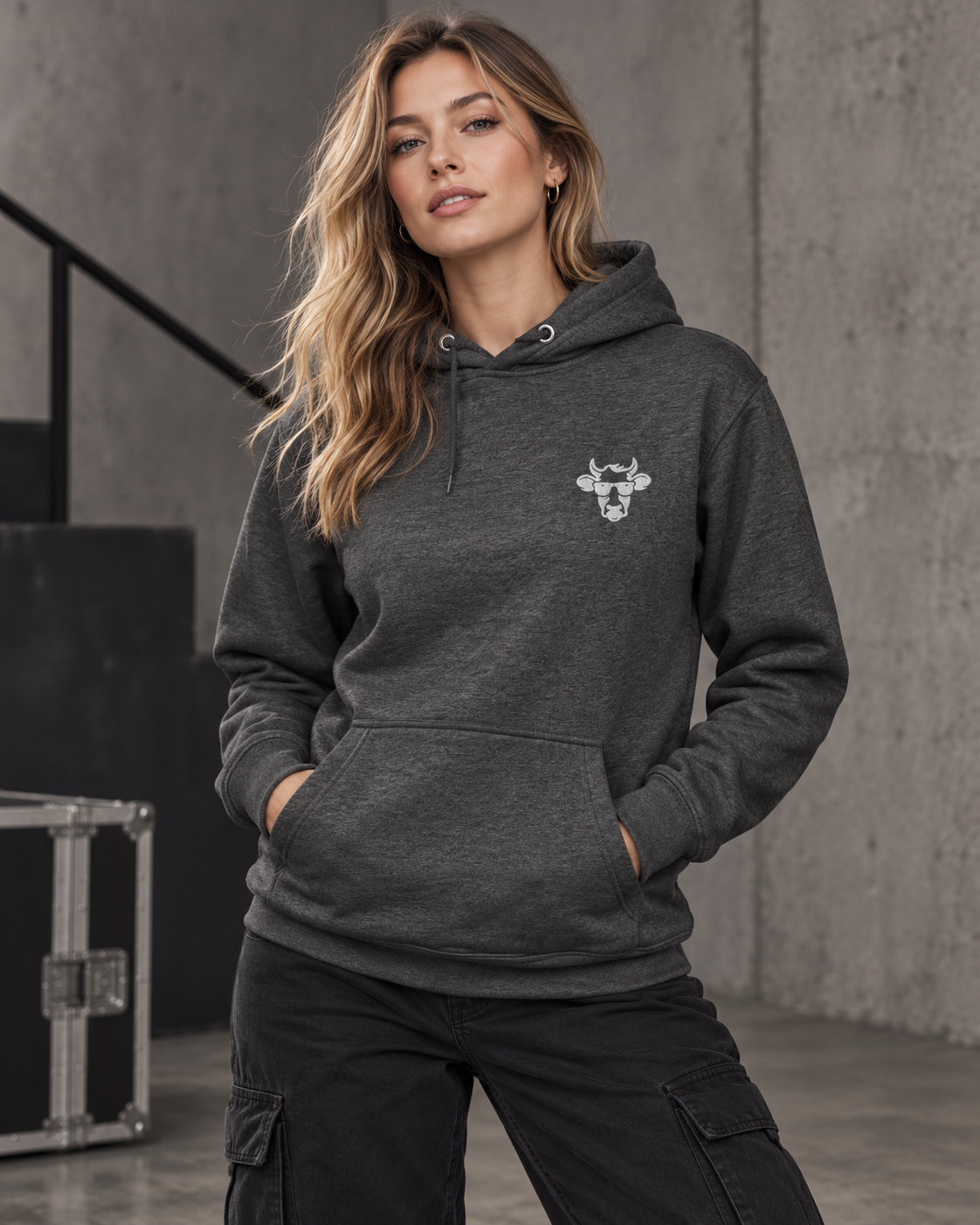 Embroidered KCow Hoodie