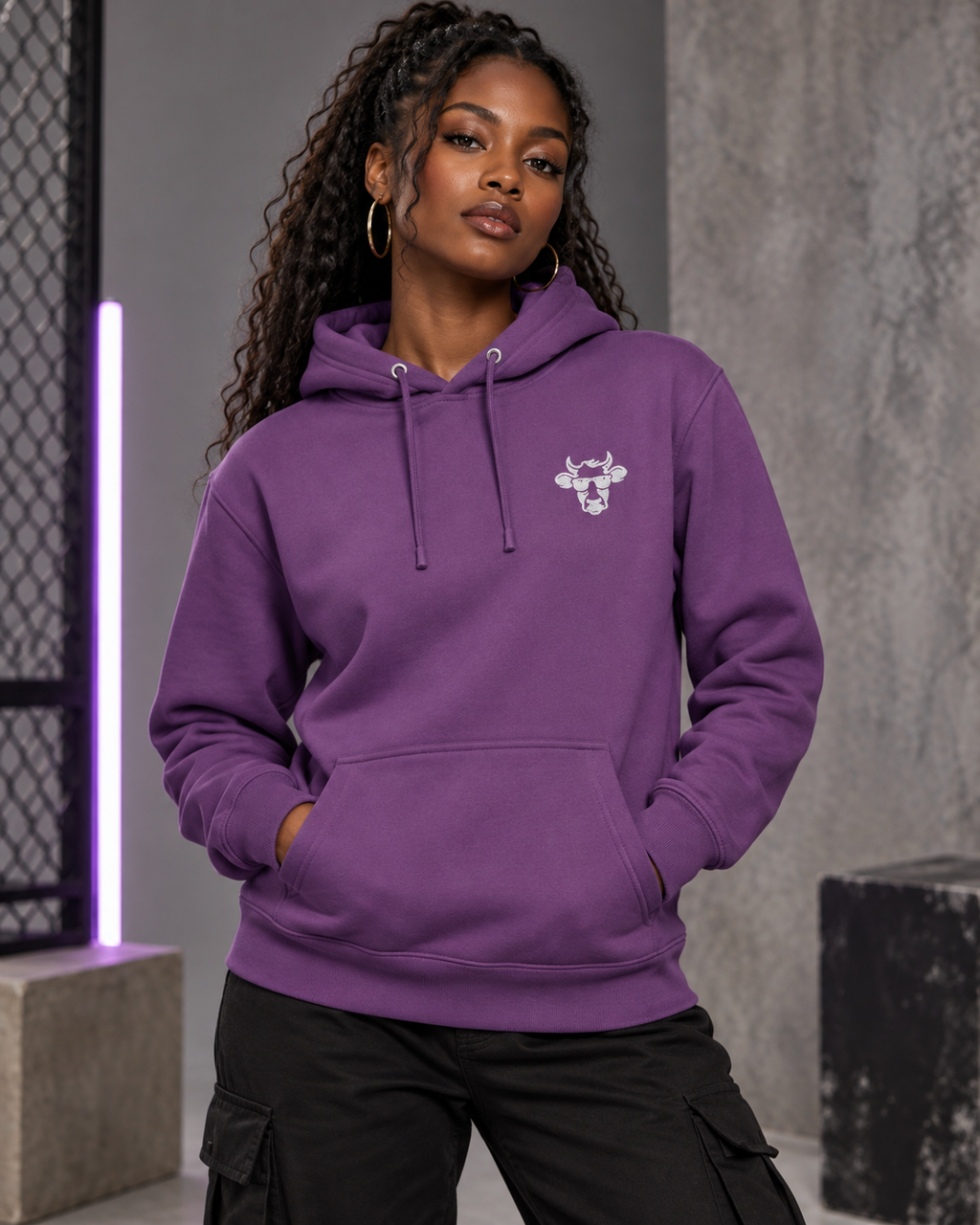 Embroidered KCow Hoodie