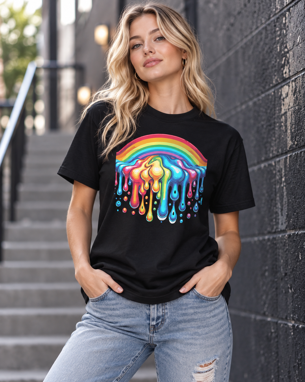 Drip Rainbow T-Shirt