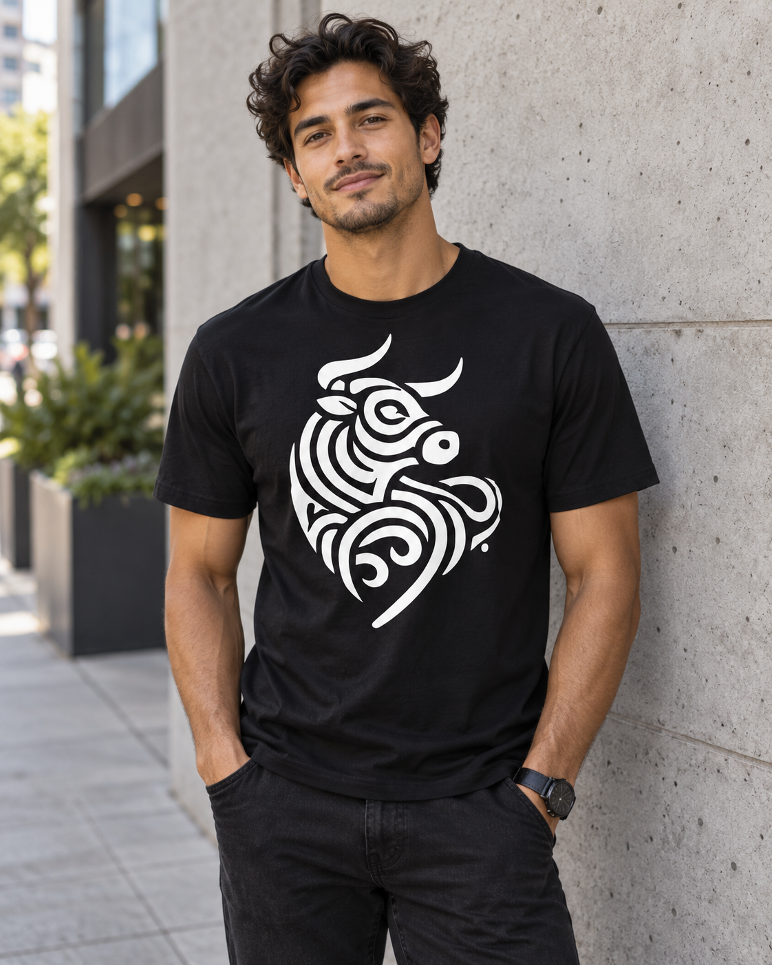 Tribal Bull T-Shirt