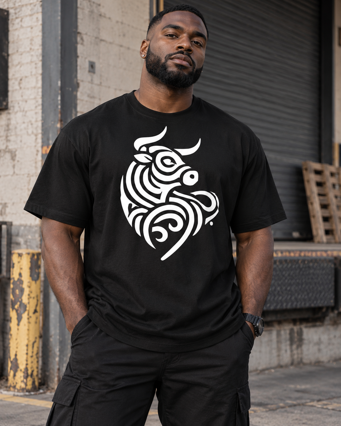 Tribal Bull T-Shirt