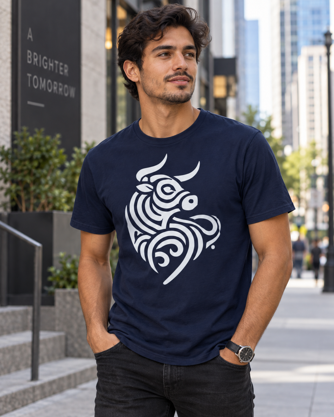 Tribal Bull T-Shirt