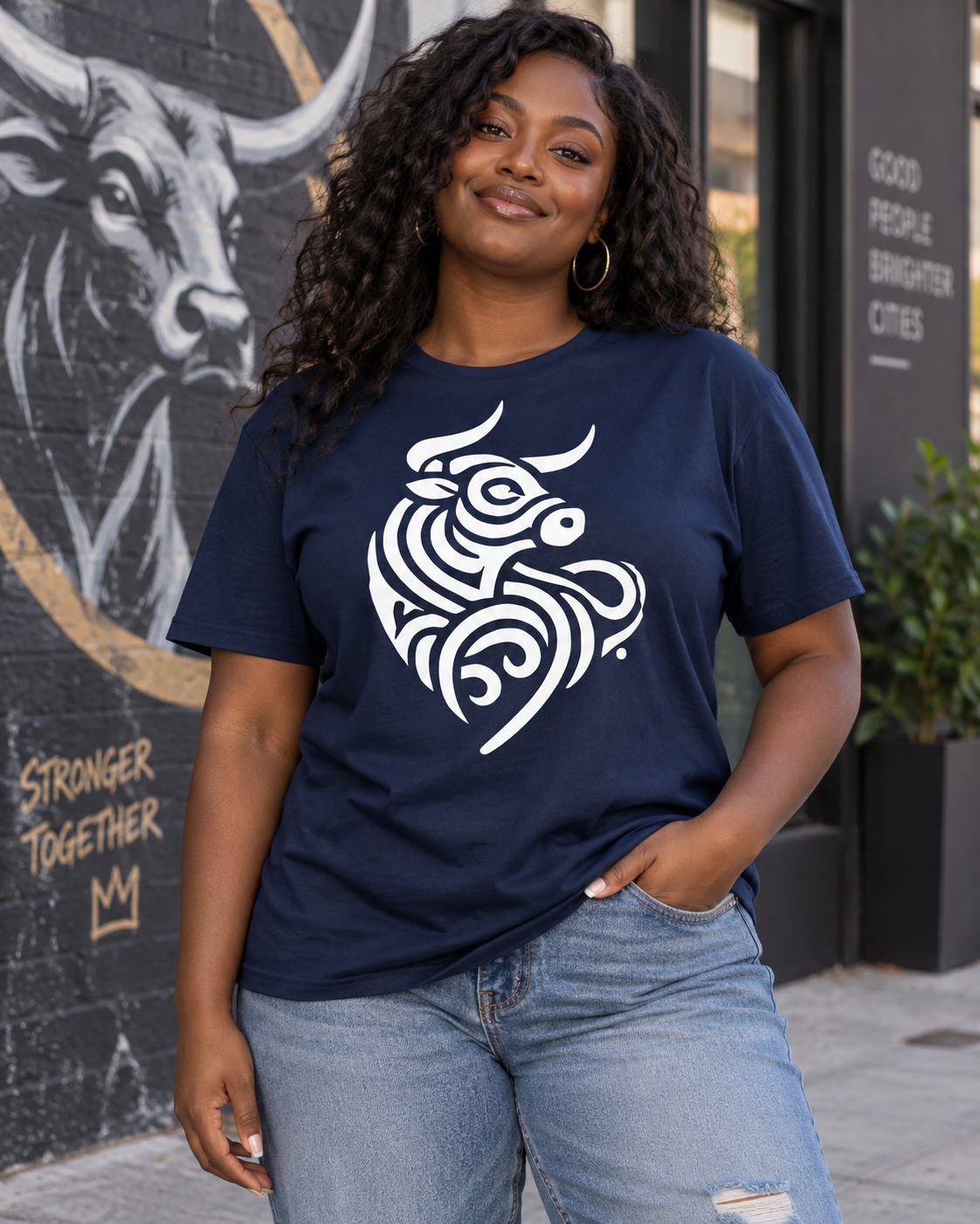 Tribal Bull T-Shirt