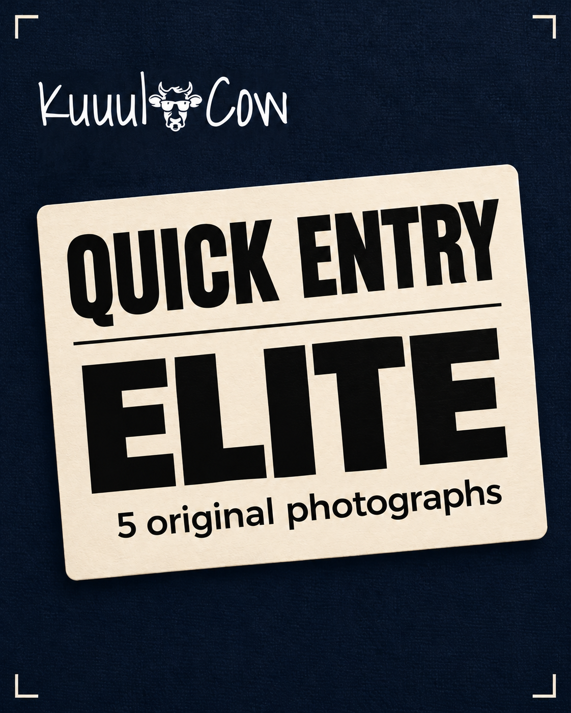 Quick entry - Elite